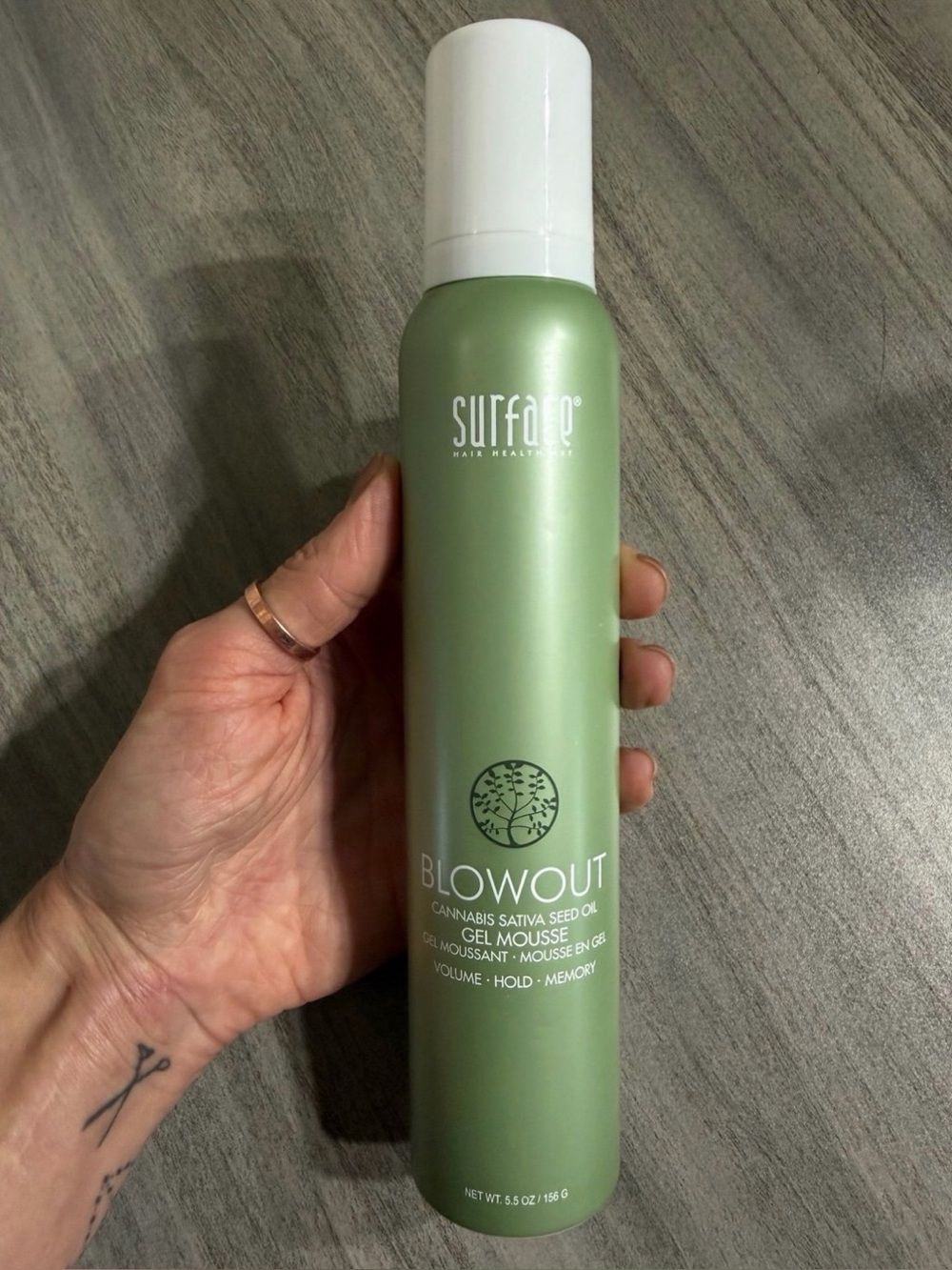 SURFACE Blowout Gel Mousse Heat Protectant Blow Dry Pro Licensed Full Size NEW!